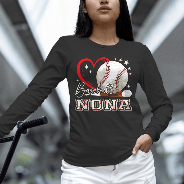 Baseball Nona Family Matching Cute Baseball Lover Unisex Long Sleeve T-Shirt