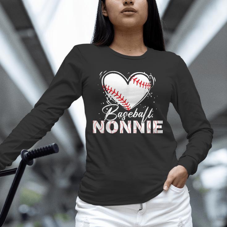 Baseball Nonnie Baseball Heart Unisex Long Sleeve T-Shirt Baseball Nonnie Baseball Heart Unisex Long Sleeve T-Shirt