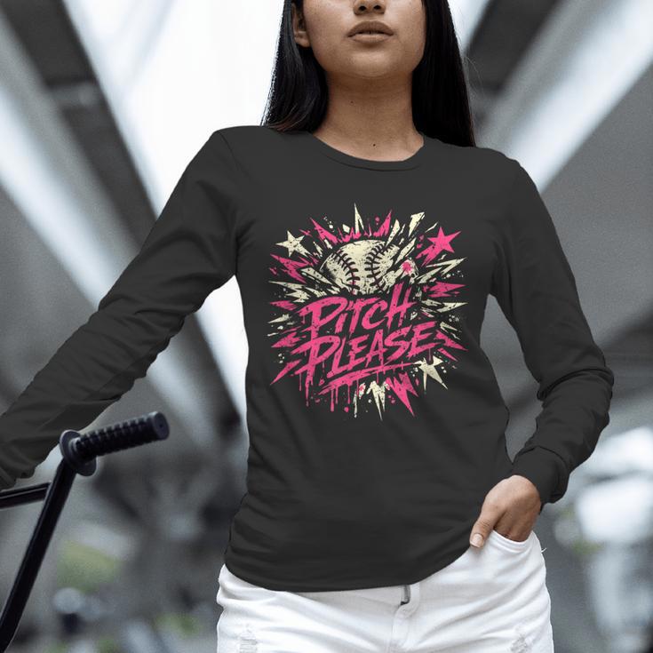 Baseball Phrase With Stars Unisex Long Sleeve T-Shirt Baseball Phrase With Stars Unisex Long Sleeve T-Shirt