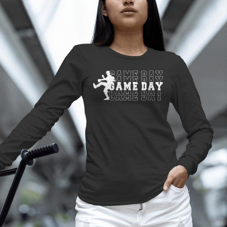 Baseball Pitcher Game Day Team Sport Player Coach Family Fan Unisex Long Sleeve T-Shirt Baseball Pitcher Game Day Team Sport Player Coach Family Fan Unisex Long Sleeve T-Shirt