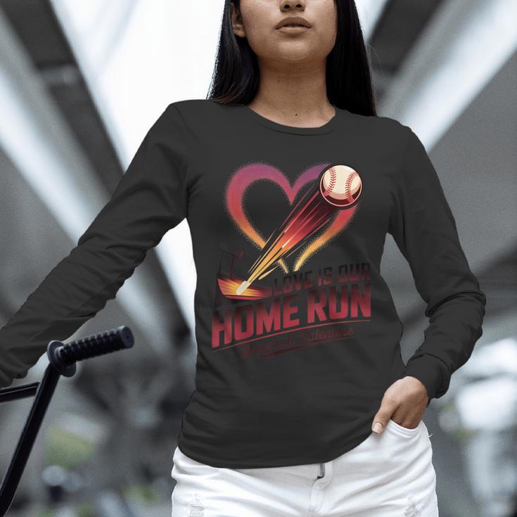 Baseball Valentine Love Is Our Home Run Apparel Unisex Long Sleeve T-Shirt Baseball Valentine Love Is Our Home Run Apparel Unisex Long Sleeve T-Shirt