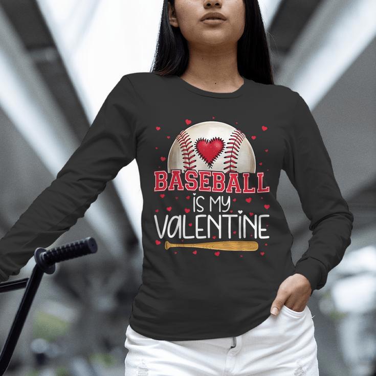 Baseball Is My Valentine Valentines Day Men Boys Kids Teen Unisex Long Sleeve T-Shirt Baseball Is My Valentine Valentines Day Men Boys Kids Teen Unisex Long Sleeve T-Shirt