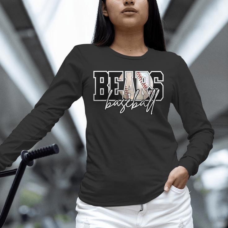 Bears Baseball Mom Game Day School Spirit Bear Pride Unisex Long Sleeve T-Shirt Bears Baseball Mom Game Day School Spirit Bear Pride Unisex Long Sleeve T-Shirt