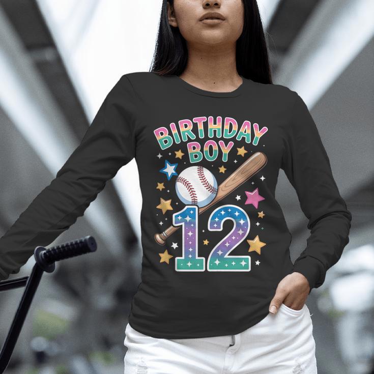 Birthday Boy 12th Birthday Baseball Unisex Long Sleeve T-Shirt Birthday Boy 12th Birthday Baseball Unisex Long Sleeve T-Shirt