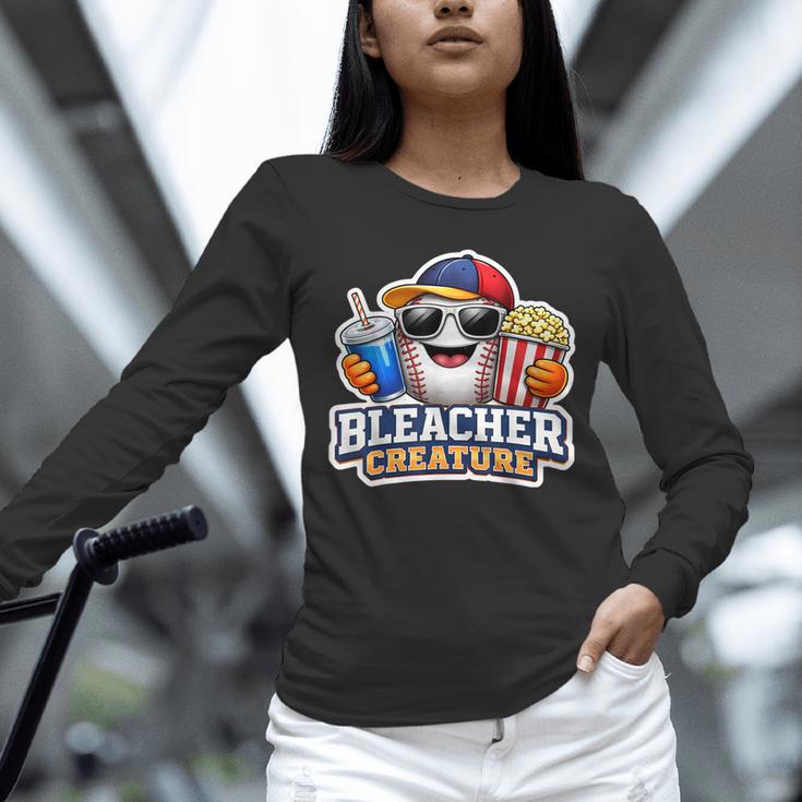 Bleacher Creature Baseball Fan Supporter Game Day Ball Unisex Long Sleeve T-Shirt