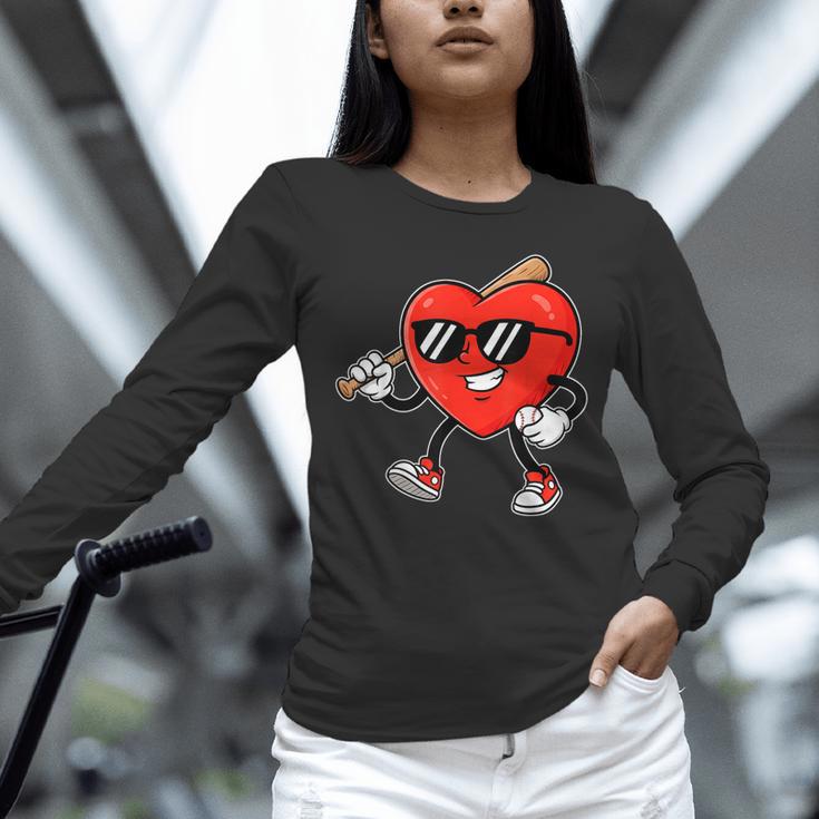 Boy Valentines Day Heart Love Baseball Boys Men Kids Unisex Long Sleeve T-Shirt Boy Valentines Day Heart Love Baseball Boys Men Kids Unisex Long Sleeve T-Shirt