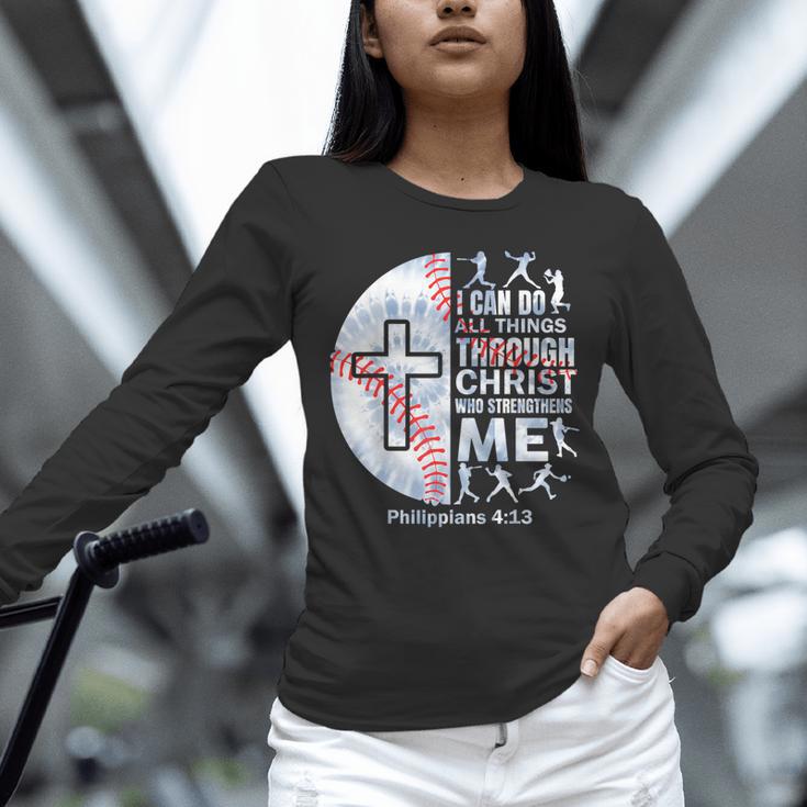 Christian Baseball Men Boy Player Team Religious Philippians Unisex Long Sleeve T-Shirt Christian Baseball Men Boy Player Team Religious Philippians Unisex Long Sleeve T-Shirt