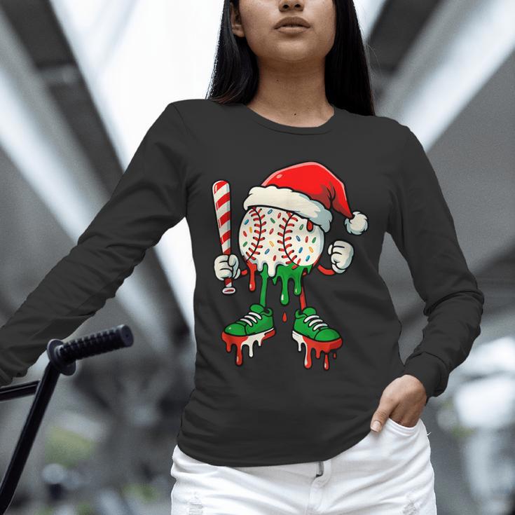 Christmas Baseball Drip For Boys Ice Cream Drip Baseball Unisex Long Sleeve T-Shirt Christmas Baseball Drip For Boys Ice Cream Drip Baseball Unisex Long Sleeve T-Shirt