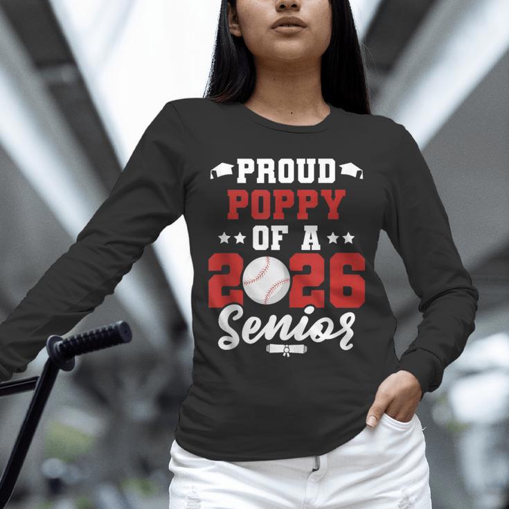 Class Of 2026 Senior Year Baseball Poppy 2026 Graduate Unisex Long Sleeve T-Shirt Class Of 2026 Senior Year Baseball Poppy 2026 Graduate Unisex Long Sleeve T-Shirt