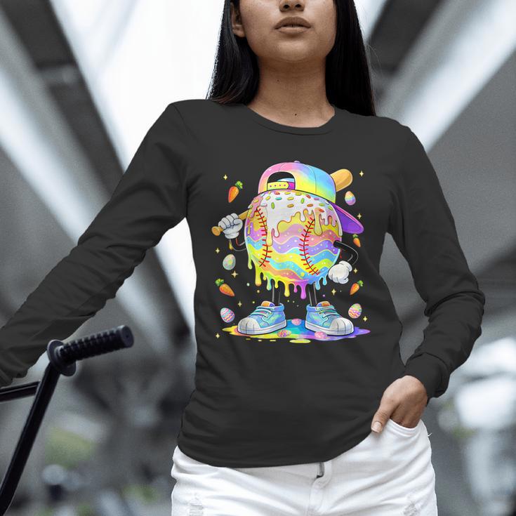 Cute Easter Baseball Ice Cream Boys Girls Kids Unisex Long Sleeve T-Shirt Cute Easter Baseball Ice Cream Boys Girls Kids Unisex Long Sleeve T-Shirt