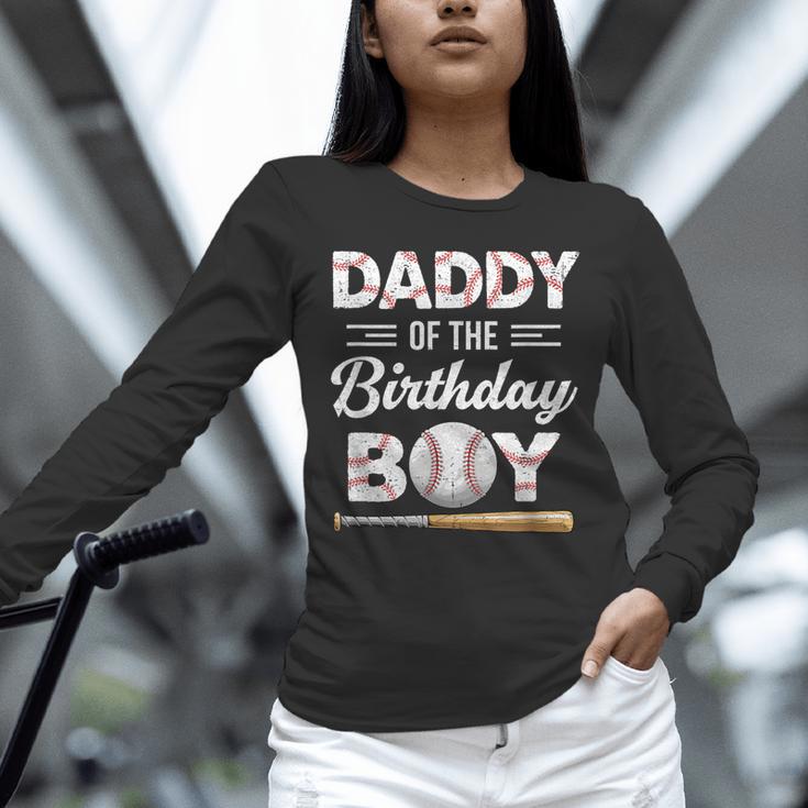 Daddy Of The Birthday Boy Baseball Matching Family Unisex Long Sleeve T-Shirt