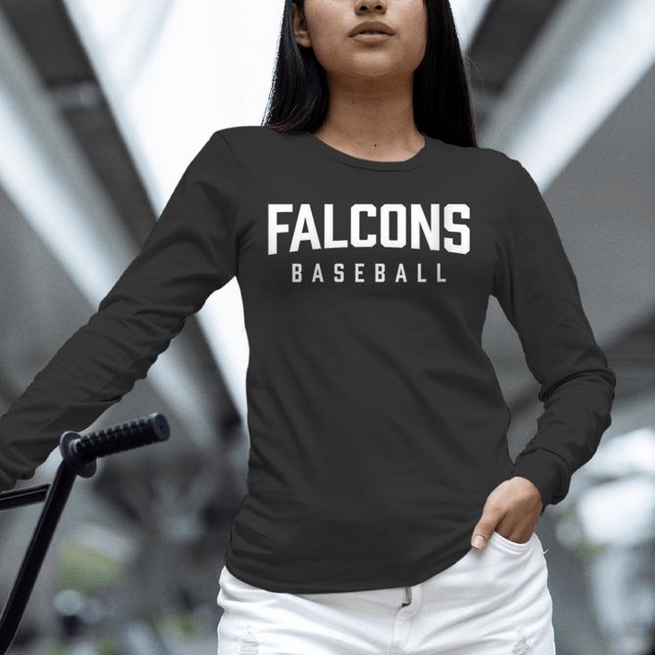 Falcons Baseball Inspired Unisex Long Sleeve T-Shirt Falcons Baseball Inspired Unisex Long Sleeve T-Shirt