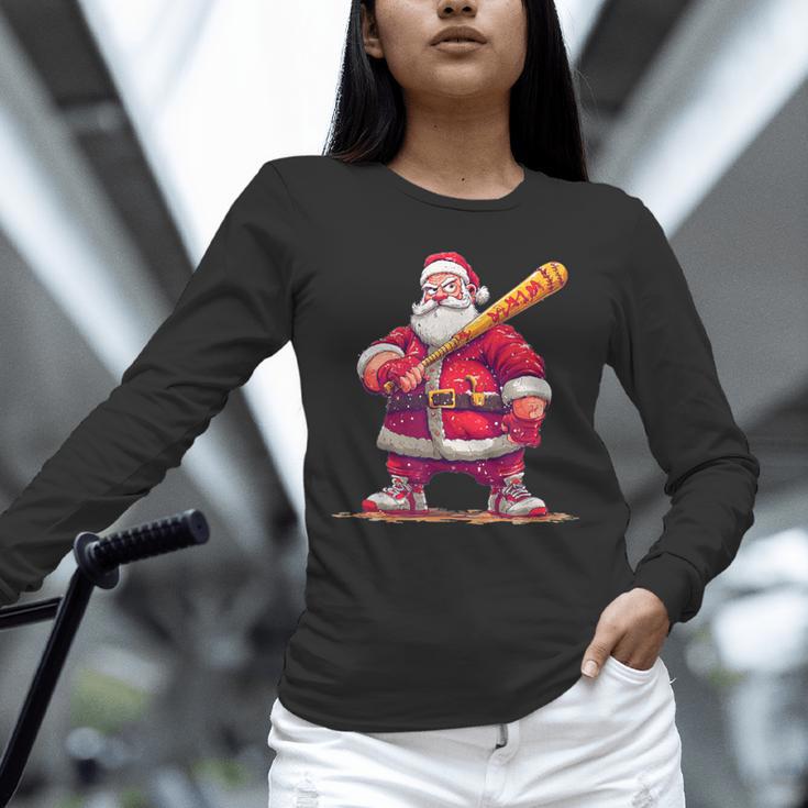 Festive Baseball Bat Costume For Adults And Kids Unisex Long Sleeve T-Shirt Festive Baseball Bat Costume For Adults And Kids Unisex Long Sleeve T-Shirt
