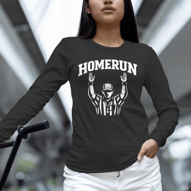 Football Referee Tee Touchdown Baseball Homerun Unisex Long Sleeve T-Shirt