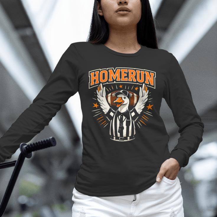 Football Referee Touchdown Baseball Homerun Goose Unisex Long Sleeve T-Shirt Football Referee Touchdown Baseball Homerun Goose Unisex Long Sleeve T-Shirt