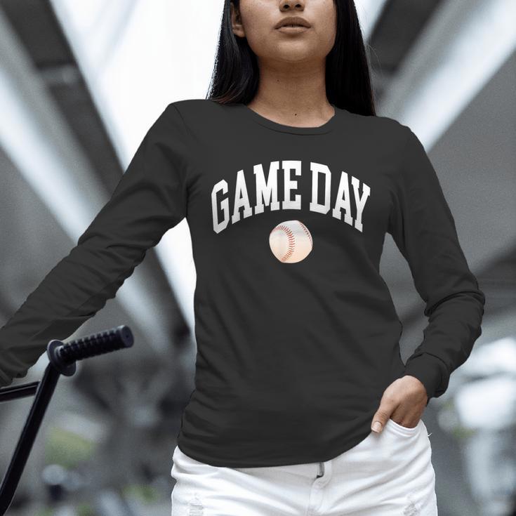 Game Day Baseball Player And Fan Graphic Unisex Long Sleeve T-Shirt