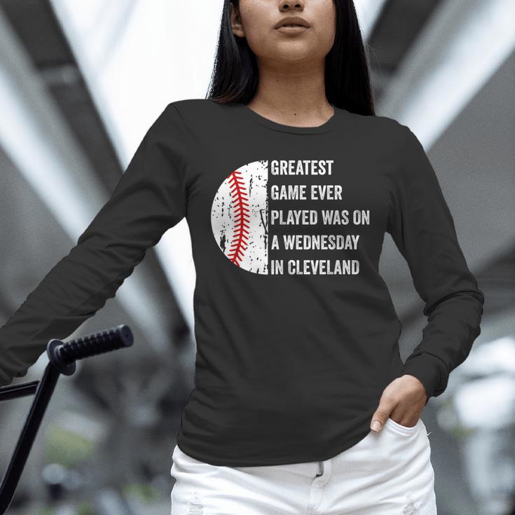 Greatest Game Ever Played Was In Cleveland 2016 Baseball Unisex Long Sleeve T-Shirt Greatest Game Ever Played Was In Cleveland 2016 Baseball Unisex Long Sleeve T-Shirt