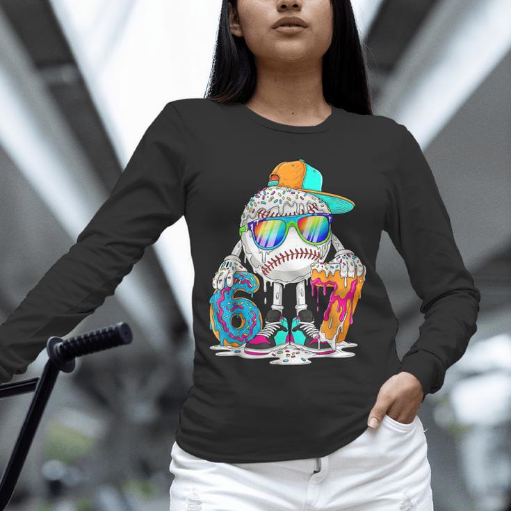 HUGvyn 6 7 Baseball Number Kid Drip Ice Cream Six Seven Meme Unisex Long Sleeve T-Shirt HUGvyn 6 7 Baseball Number Kid Drip Ice Cream Six Seven Meme Unisex Long Sleeve T-Shirt