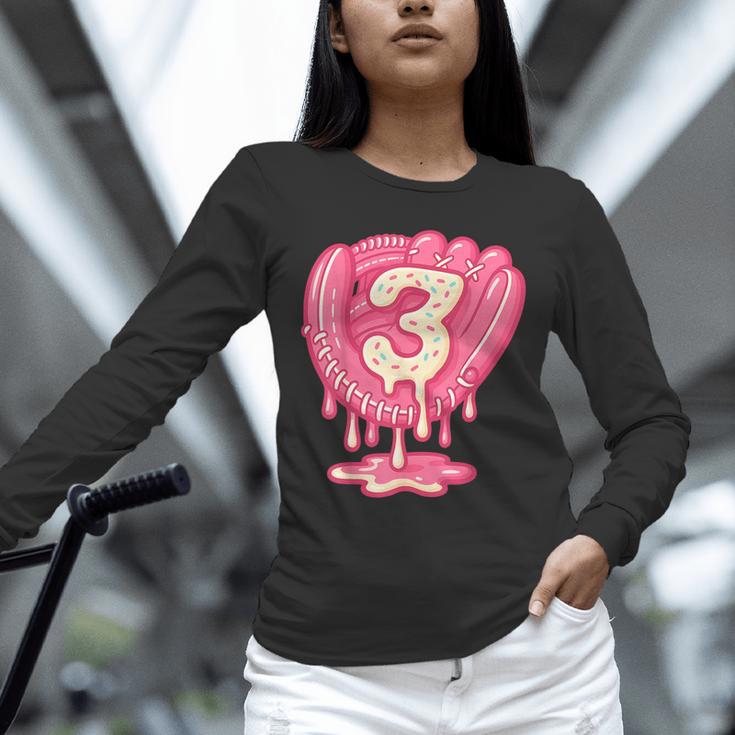 Ice Cream Baseball Glove 3rd Birthday Edition Unisex Long Sleeve T-Shirt Ice Cream Baseball Glove 3rd Birthday Edition Unisex Long Sleeve T-Shirt