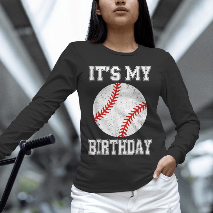 It’s My Birthday Baseball Vintage Style Unisex Long Sleeve T-Shirt It’s My Birthday Baseball Vintage Style Unisex Long Sleeve T-Shirt