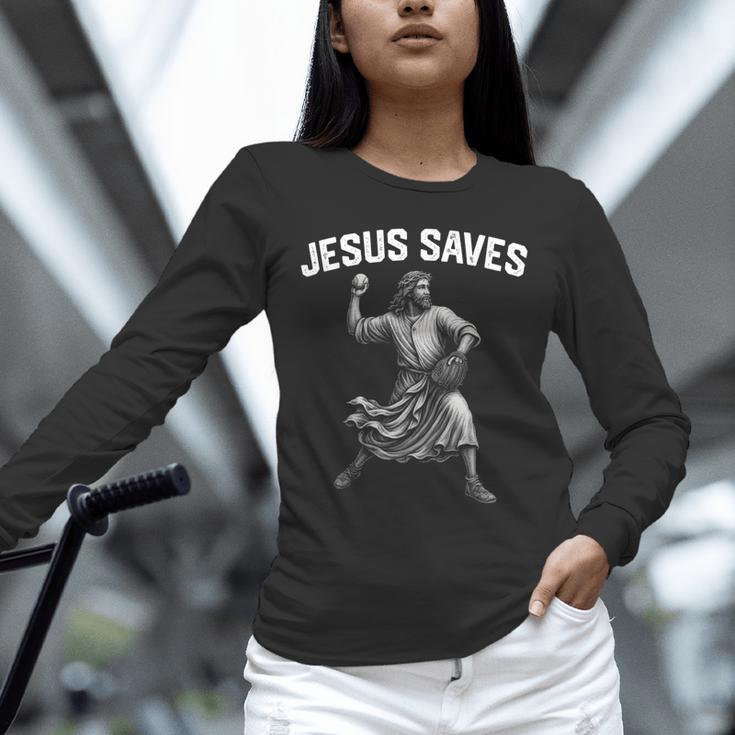 Jesus Saves Shirt Religious Christian Faith Baseball Unisex Long Sleeve T-Shirt Jesus Saves Shirt Religious Christian Faith Baseball Unisex Long Sleeve T-Shirt