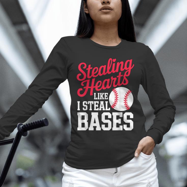 Kids Stealing Hearts Cute Baseball Boys Unisex Long Sleeve T-Shirt Kids Stealing Hearts Cute Baseball Boys Unisex Long Sleeve T-Shirt