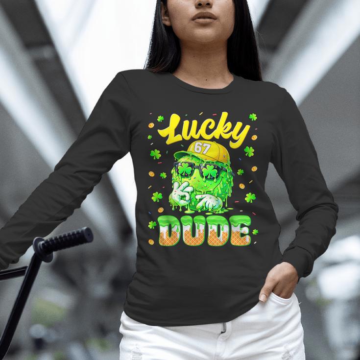 Lucky Dude Drip Baseball Shamrock St Patrick Men Boy Youth Unisex Long Sleeve T-Shirt Lucky Dude Drip Baseball Shamrock St Patrick Men Boy Youth Unisex Long Sleeve T-Shirt