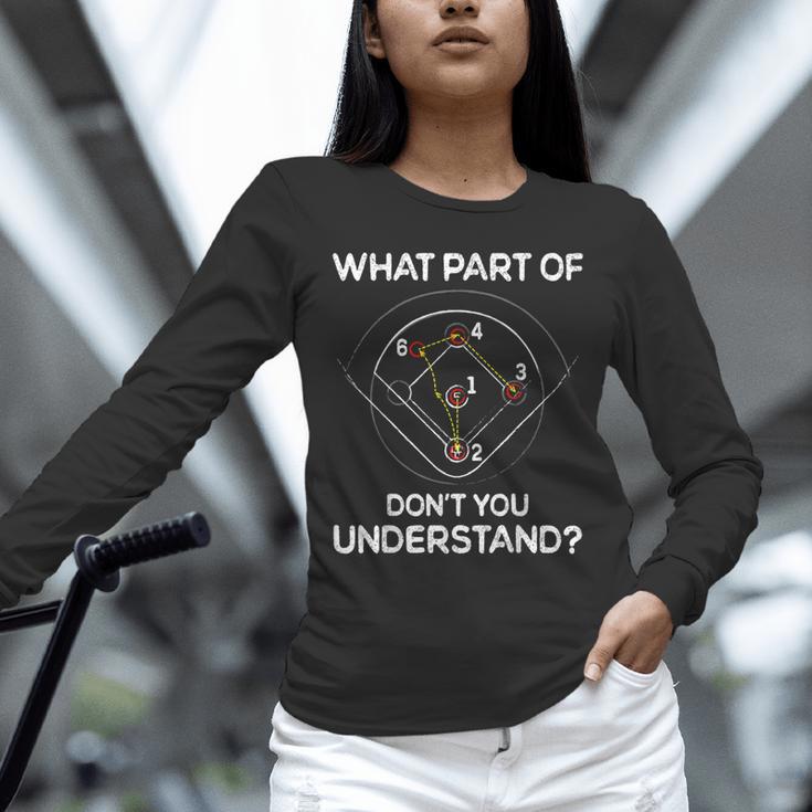 What Part Of Dont You Understand 6432 Baseball Unisex Long Sleeve T-Shirt What Part Of Dont You Understand 6432 Baseball Unisex Long Sleeve T-Shirt