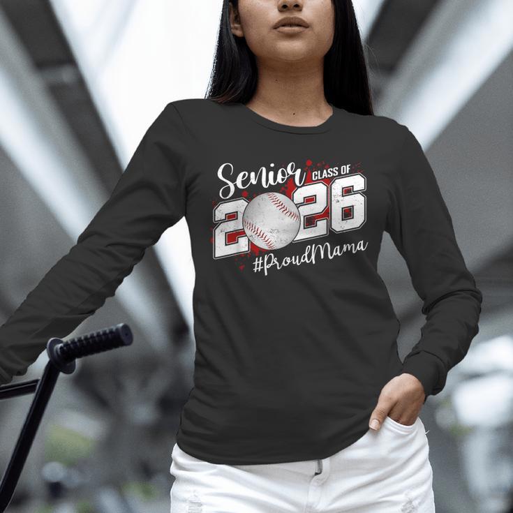 Proud Mama Of A 2026 Senior Baseball Graduation Mom Unisex Long Sleeve T-Shirt Proud Mama Of A 2026 Senior Baseball Graduation Mom Unisex Long Sleeve T-Shirt