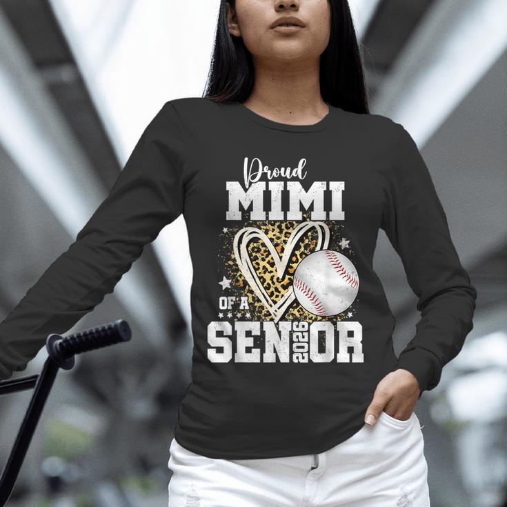 Proud Mimi Of A 2026 Senior Baseball Graduation Leopard Unisex Long Sleeve T-Shirt