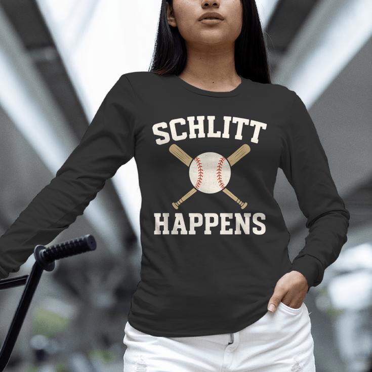 Schlitt Happens Baseball Apparel Love The Bronx Unisex Long Sleeve T-Shirt