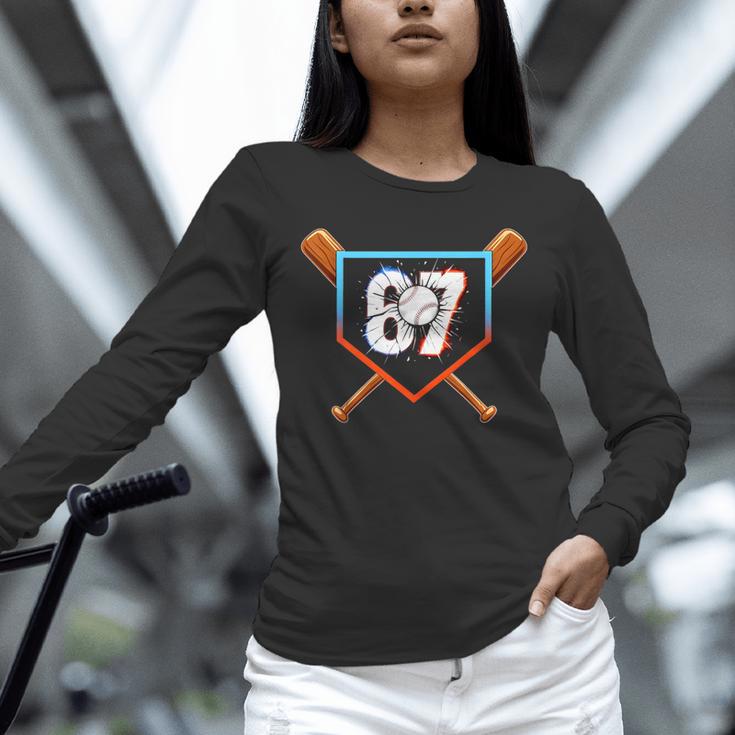 Six Seven 67 Baseball Birthday Boy Men Kids Boys Unisex Long Sleeve T-Shirt Six Seven 67 Baseball Birthday Boy Men Kids Boys Unisex Long Sleeve T-Shirt