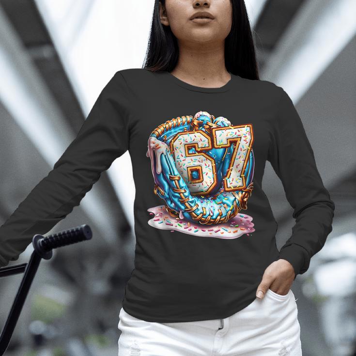 Six Seven Baseball Lifestyle 67 Meme Gen Alpha Slang Unisex Long Sleeve T-Shirt Six Seven Baseball Lifestyle 67 Meme Gen Alpha Slang Unisex Long Sleeve T-Shirt