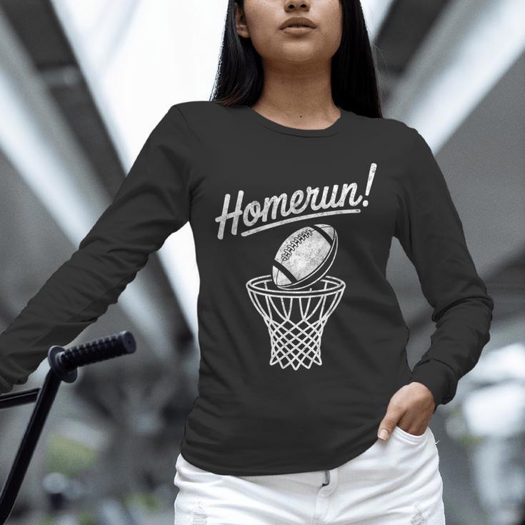 Sports Homerun Football Basketball Baseball Joke Tee Unisex Long Sleeve T-Shirt