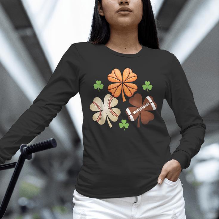 St Patricks Day Shamrock Basketball Baseball Irish Boys Men Unisex Long Sleeve T-Shirt St Patricks Day Shamrock Basketball Baseball Irish Boys Men Unisex Long Sleeve T-Shirt