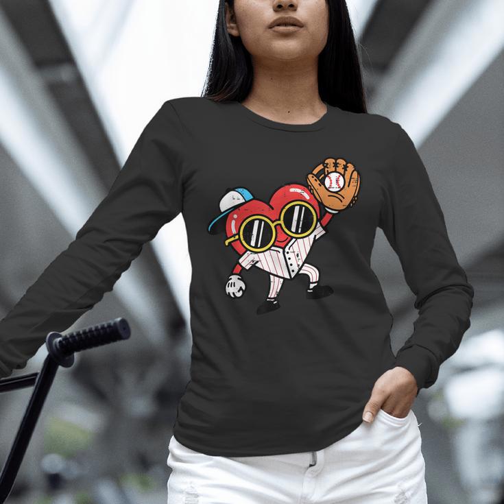 Valentines Day Baseball Heart Gloves Cute Boys Kid Youth Men Unisex Long Sleeve T-Shirt Valentines Day Baseball Heart Gloves Cute Boys Kid Youth Men Unisex Long Sleeve T-Shirt