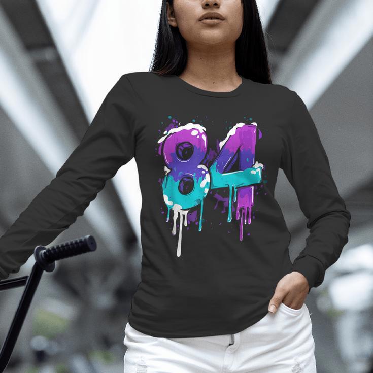 Vintage Baseball 84 Number Unisex Long Sleeve T-Shirt Vintage Baseball 84 Number Unisex Long Sleeve T-Shirt