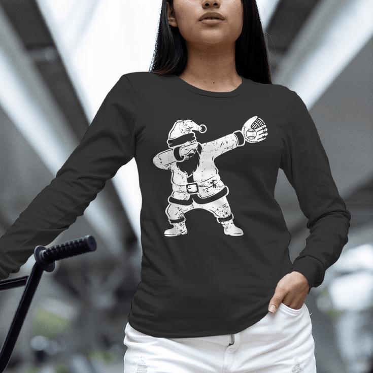 Vintage Dabbing Santa Christmas Baseball Xmas Costume Unisex Long Sleeve T-Shirt Vintage Dabbing Santa Christmas Baseball Xmas Costume Unisex Long Sleeve T-Shirt