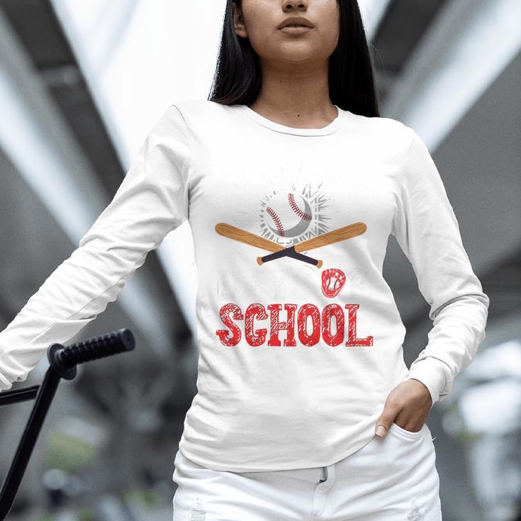 100 Days Of School Baseball 100 Days Smarter Boys Student Unisex Long Sleeve T-Shirt 100 Days Of School Baseball 100 Days Smarter Boys Student Unisex Long Sleeve T-Shirt