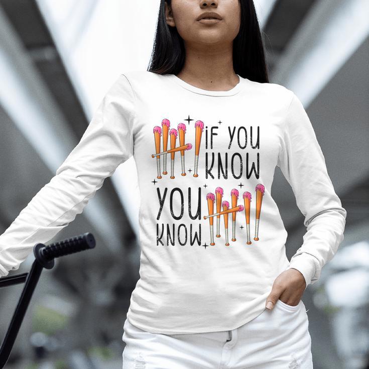 6 7 If You Know You Know Baseball Ice Cream Dip Unisex Long Sleeve T-Shirt 6 7 If You Know You Know Baseball Ice Cream Dip Unisex Long Sleeve T-Shirt