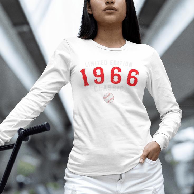 60 Year Old 1966 Classic Baseball 60th Birthday Unisex Long Sleeve T-Shirt 60 Year Old 1966 Classic Baseball 60th Birthday Unisex Long Sleeve T-Shirt
