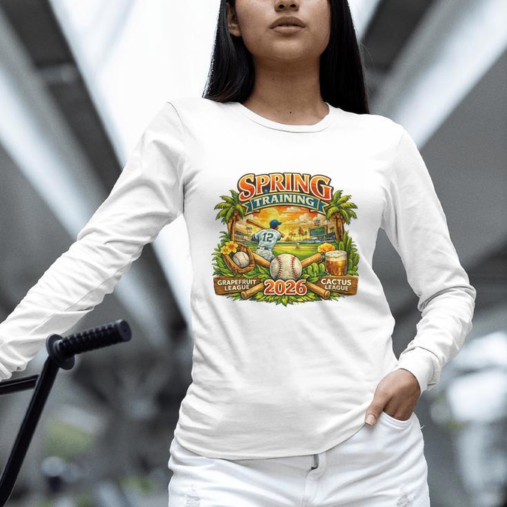 Awesome Spring Trainings 2026 Baseball Arizona Florida Unisex Long Sleeve T-Shirt
