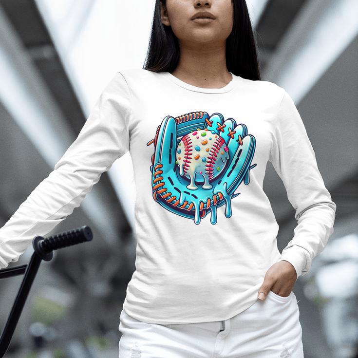 Baseball Drip Ice Cream Sprinkles Baseball Player Premium Tri-Blend Unisex Long Sleeve T-Shirt Baseball Drip Ice Cream Sprinkles Baseball Player Premium Tri-Blend Unisex Long Sleeve T-Shirt