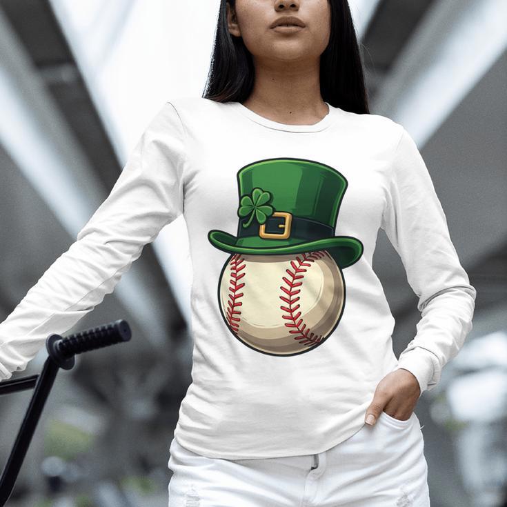 Baseball Leprechaun Hat Saint Patrick Retro Unisex Long Sleeve T-Shirt Baseball Leprechaun Hat Saint Patrick Retro Unisex Long Sleeve T-Shirt