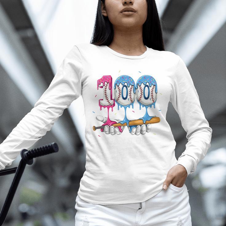Baseball Player 100 Days Of School Sports Ice Cream Drip Premium Tri-Blend Unisex Long Sleeve T-Shirt Baseball Player 100 Days Of School Sports Ice Cream Drip Premium Tri-Blend Unisex Long Sleeve T-Shirt