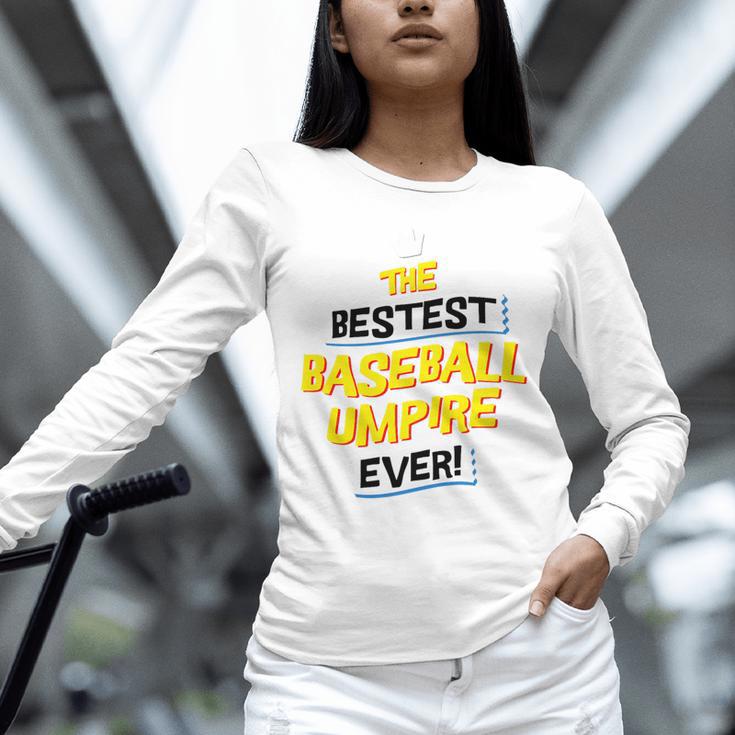 Best Baseball Umpire Job Occupation Premium Tri-Blend Unisex Long Sleeve T-Shirt