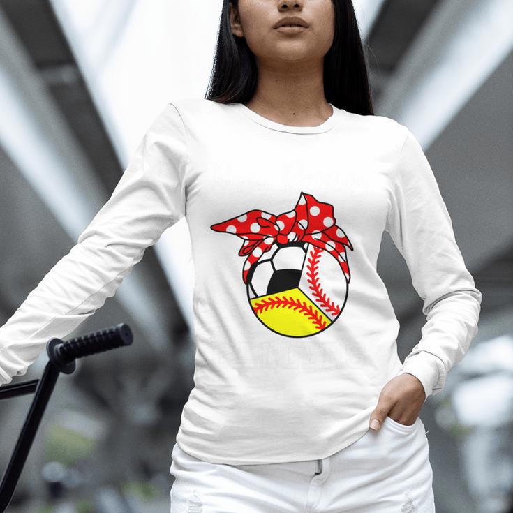 Busy Raising Ballers Baseball Softball Soccer Mom Premium Tri-Blend Unisex Long Sleeve T-Shirt Busy Raising Ballers Baseball Softball Soccer Mom Premium Tri-Blend Unisex Long Sleeve T-Shirt