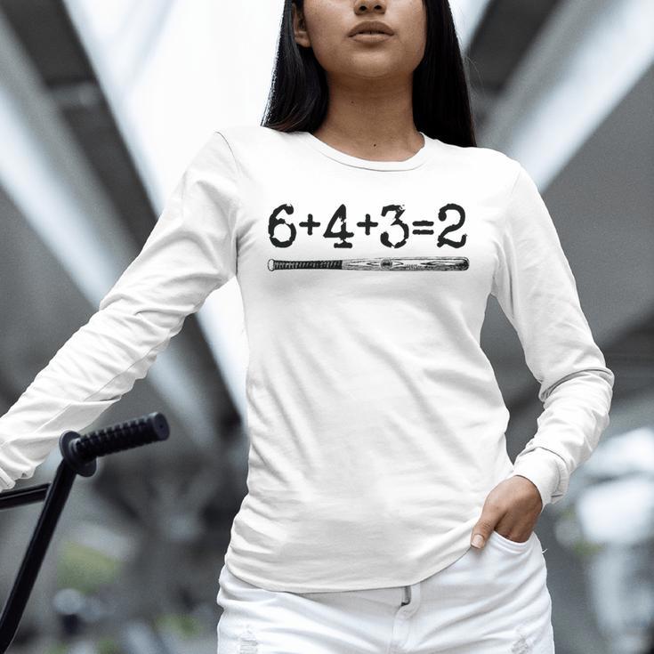 Double Play 6 4 3 2 Vintage Baseball Math Softball Player Premium Tri-Blend Unisex Long Sleeve T-Shirt Double Play 6 4 3 2 Vintage Baseball Math Softball Player Premium Tri-Blend Unisex Long Sleeve T-Shirt