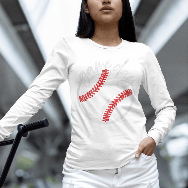 Game Day Baseball Baseball Lovers Softball Life Mom Premium Tri-Blend Unisex Long Sleeve T-Shirt Game Day Baseball Baseball Lovers Softball Life Mom Premium Tri-Blend Unisex Long Sleeve T-Shirt