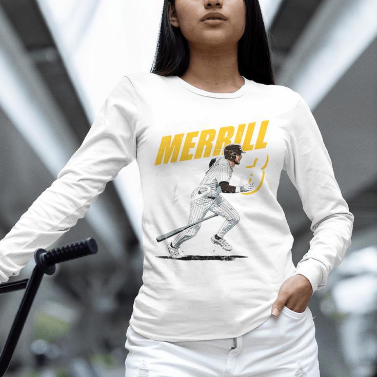 Jackson Merrill San Diego MLB Baseball Player MLBJME204M Unisex Long Sleeve T-Shirt Jackson Merrill San Diego MLB Baseball Player MLBJME204M Unisex Long Sleeve T-Shirt